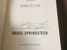 Bruce Springsteen signed Born To Run book