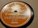 MATTIA BATTISTINI LA FAVORITA A TANTO AMOR GRAMOPHONE MONARCH 052144