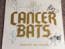Cancer Bats Dead Set On Living Grey Marble Vinyl LP FULLY AUTOGRAPHED/SIGNED