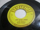 ELVIS PRESLEY GOOD ROCKIN' TONIGHT I DONT CARE 45 SUN 210 solid vg+ 3 push marks