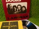 DOORS L.A. WOMAN •1971 ELEKTRA 1st PRESS• WINDOW COVER +CRUCIFIX INNER SLEEVE