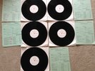 5 DICK CLARK'S SOLID GOLD Radio Shows W/Program Sheets  #338 339 340 341 342