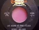 BOBBY MILANO - Life Begins At Four O'Clock / Double Talking Baby - RARE