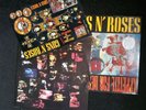 Rare Guns 'N Roses appetite for destruction with stickers and bands cover