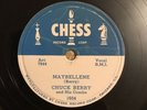 CHUCK BERRY Maybellene / Wee Wee Hours, CHESS RECORD Corp.  78 RPM #1604 VG+