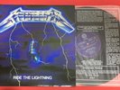 Metallica-Ride The Lightning 1990 KOREA FIRST PRESS LP INSERT