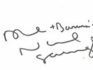 Oasis Noel Gallagher Hand Signed Autographed Framing Post Card - With Message
