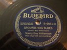 BLUES- SONNY BOY WILLIAMSON- BLUEBIRD 78 RPM - GROUNDHOG BLUES / BROKEN HEART
