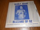OZZY OSBOURNE RANDY RHOADS DEADLY DEEDS LP  NEW CASTLE ENGLAND 1981 FIRST SHOW
