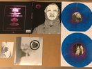 DEATH IN JUNE  SYMBOLS AND CLOUDS 2XLP Magenta/Blue ROSE CLOUDS DOWNLOAD CARD
