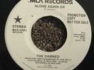 THE DAMNED ALONE AGAIN OR AMERICAN PROMO STAR ON THE LEFT LABEL VARIATION