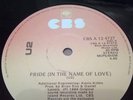 U2 Pride In The Name Of Love CBS 12'' Single Irish Pressing