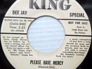 LINDA HAYES & THE PLATTERS promo dj bio 45 PLEASE HAVE MERCY / OOCHI PACHI DM137