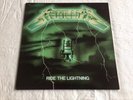 RIDE THE LIGHTNING -Metallica Red Vinyl (France) (Bernett Records) SB 18026 NM