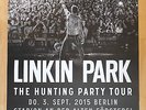 LINKIN PARK 2015 BERLIN  -  orig.Concert Poster   ---   Konzert Plakat   A1