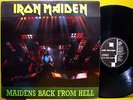 IRON MAIDEN Maidens Back From Hell RARE 1986 LIVE IN MILANO, ITALY 2x VINYL LP