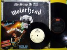 MOTORHEAD No Sleep At All LP +Live In Athens TOP RARE GREEK ONLY 7