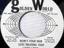 DEBONAIRES northern soul promo 45 HOW'S YOUR NEW LOVE TREATING YOU / C.O.D F2960