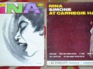 2 Vintage NINA SIMONE Record Albums Carnegie Hall Village Gate CP 421 455