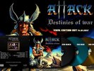 ATTACK- Destinies Of War LIM. 85 solid gold vinyl RARE GER METAL CLASSIC