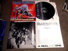 A Real Live One by Iron Maiden LP GATEFOLD heavy metal with booklet IMPORT Korea
