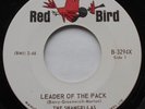 *THE SHANGRI-LAS Leader of the pack / What is.. NM- CANADA ORIG 1964 RED BIRD 45