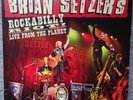 Rockabilly Riot  Live From the Planet. Brian Setzer Vinyl,GREEN, 3 Discs,Exc