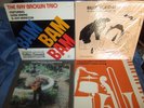 4 LP JAZZ RECORD ALBUM LOT- Ray Brown Trio, Billie Holiday, Capp/Pierce, Almeida