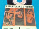 ELP Emerson Lake & Palmer Lucky Man / Knife-Edge 7 Single 1970 Portugal