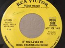 Northern Soul PROMO 45 Peggy March If You Loved Me (Soul Coaxing)  on RCA HEAR