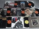 Johnny Cash 8 x UK LPs At Folsom Prison Fabulous I Walk The Line CBS ORANGE