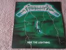 superb   METALLICA 100% ORIG LP France GREEN COVER MISPRINT Ride The Lightning