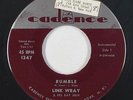 Rockabilly Surf 45 - Link Wray & His Ray Men - Rumble - Cadence - VG+ mp3
