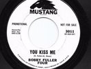 Garage 45 BOBBY FULLER FOUR Never To Be Forgotten/You Kiss Me Mustang WLP HEAR