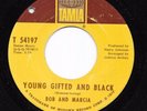 Ska Soul 45 BOB & MARCIA Young Gifted & Black/Peace Of Mine Tamla HEAR
