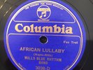 Columbia 3038D MILLS BLUE RHYTHM BAND African Lullaby 1935 E 78 rpm HOT E+ A1