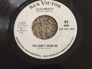 ELVIS PROMO 47-9341 YOU DON'T KNOW ME / BIG BOSS MAN