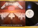Metallica Master of Puppets LP Promo w/ Mock warning sticker