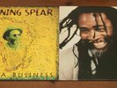 2x BURNING SPEAR VINYL / LPs: RASTA BUSINESS & MEK WE DWEET