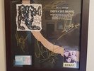 DEPECHE MODE **SIGNED** Shake The Disease VINYL Toronto w/PASS & C.O.A & FRAMED
