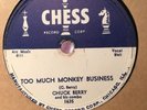 Monkey Business / Handsome Man Chuck Berry 78 RPM Record Chess 1635