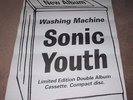 SONIC YOUTH - HUGE SHOP ADVERTISING POSTER FOR WASHING MACHINE LP 30