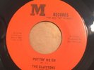 THE CLAYTONS   PUTTIN' ME ON   M RECORDS   Rare Orig. 1966 Indiana Garage 45