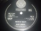 BLACK SABBATH MASTER OF REALITY 1971 UK 1st box press W/1/1 matrix poster