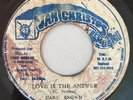 CARL BROWN - LOVE IS THE ANSWER - JAH CHRISTOS ( RARE WICKED ROOTS 7 )