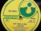 NO EMI LOGO  DEEP PURPLE IN ROCK OG UK STEREO HARVEST RECORDS LP SHVL 777 A2/B1
