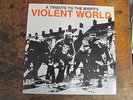 VARIOUS Violent World LP CAROLINE white vinyl pennywise nofx VG++ misfits trib