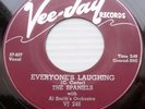 THE SPANIELS doowop burgundy VG++ VEE-JAY 45 EVERYONE'S LAUGHING b/w I.O.U dm232