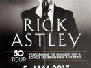 ASTLEY, RICK - 2017 - Konzertplakat - 50 - Concert - Tourposter - Köln