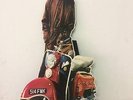 OASIS BE HERE NOW shaped promo CARDBOARD SHOP DISPLAY 80x30 cm Original vintage
